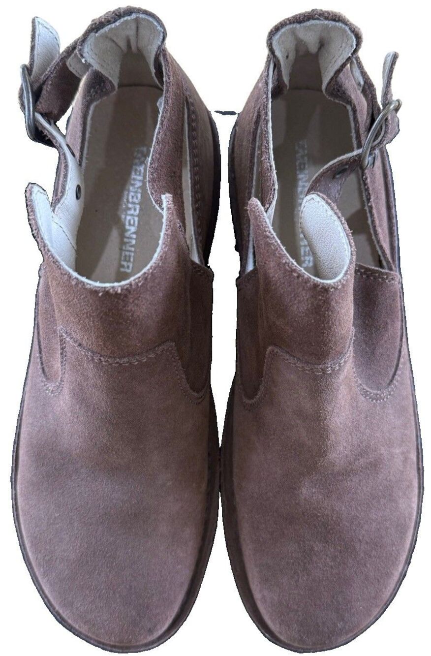 Weinbrenner Brown Suede Ankle Boots Women Sz 9.5 Casual Gorpcore Comfy EUC - Picture 5 of 14
